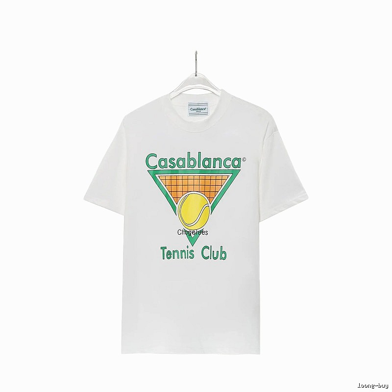 Casablanca Tennis Style White T-shirt