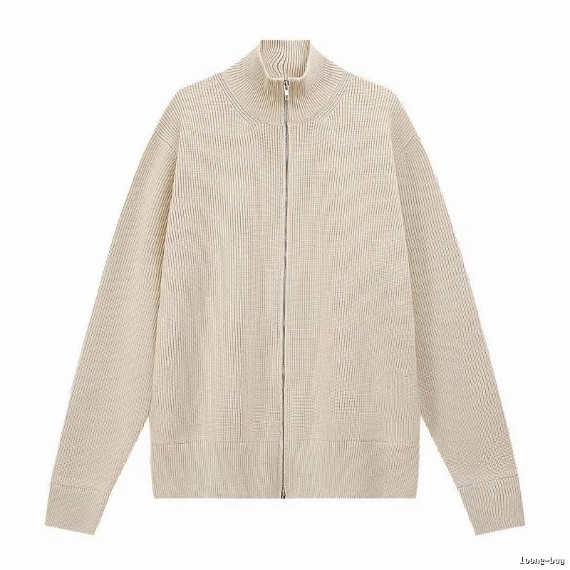 Casual Zip jacket Black Minimalist Full for Streetwear Looks