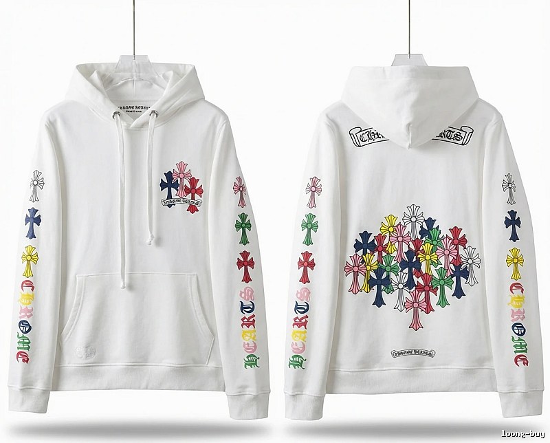 Chrome Hearts Colorful Cross Hoodie