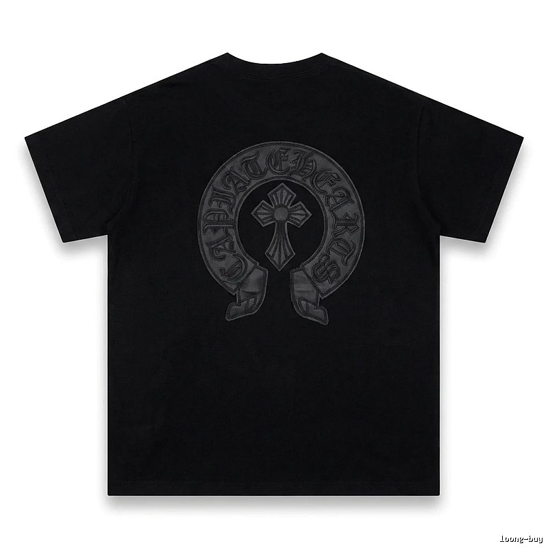 Chrome Hearts Cross Vintage Black Short-sleeve Shirt