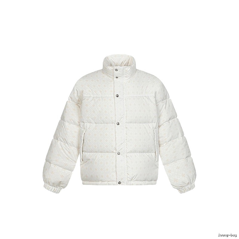 Chrome Hearts Retro Style White Cotton Coat