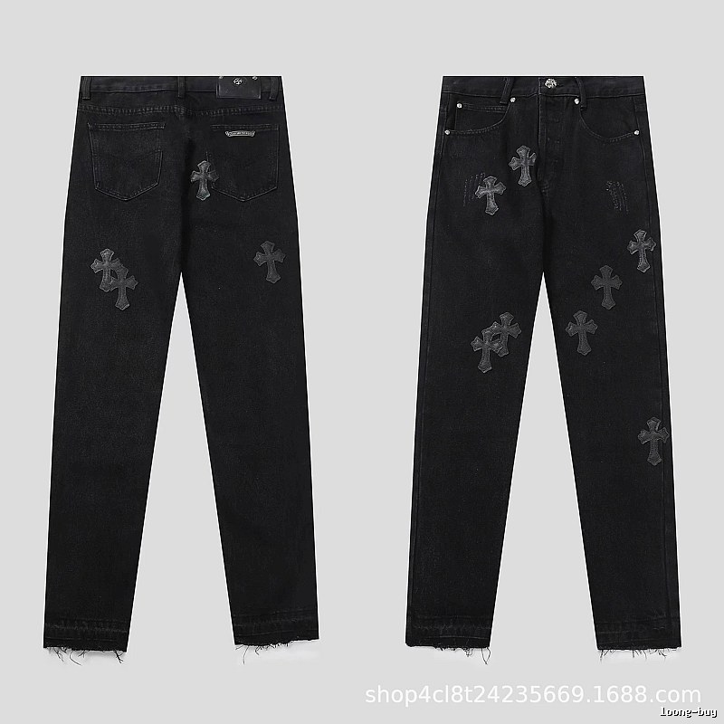 Chrome Hearts Weekend Graphic jeans Light Denim Jeans for Seasonal Looks