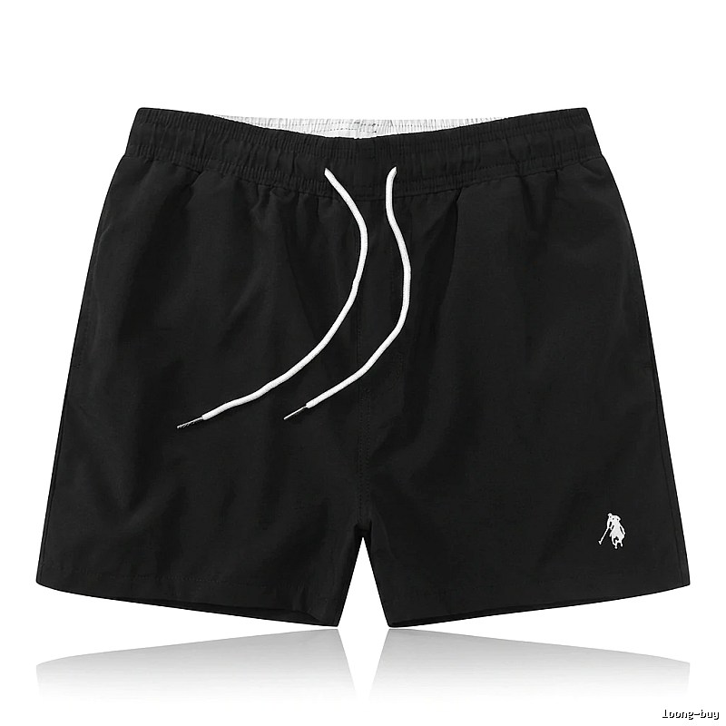 Classic and simple style black shorts of Ralph Lauren