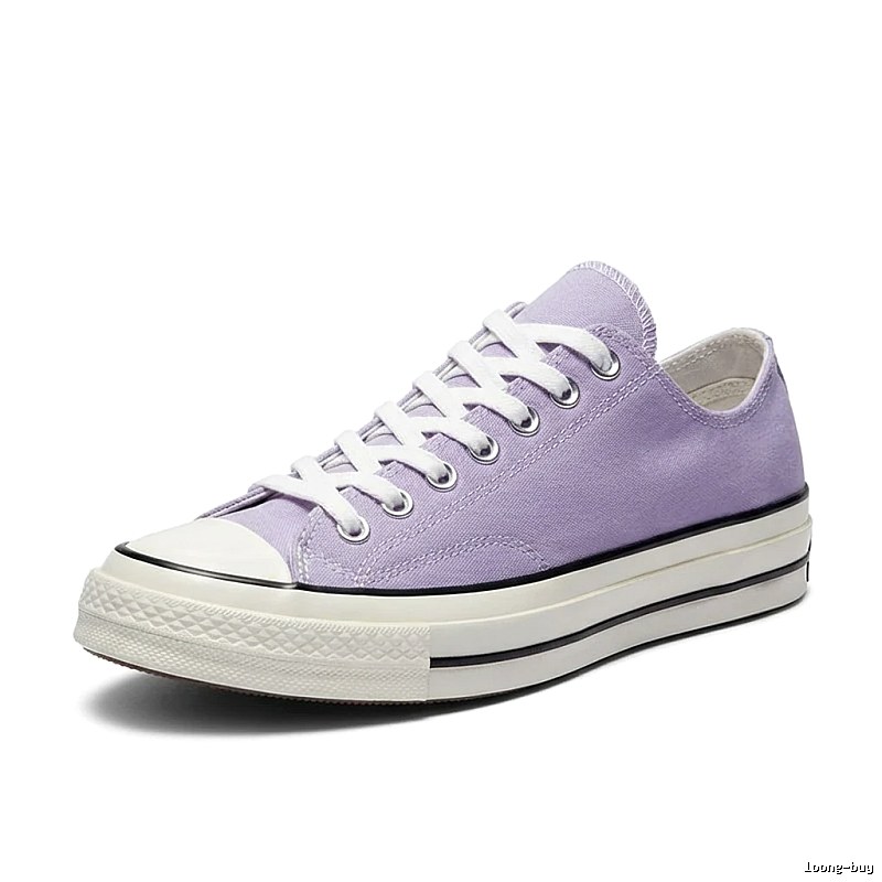Converse classic light purple canvas shoes