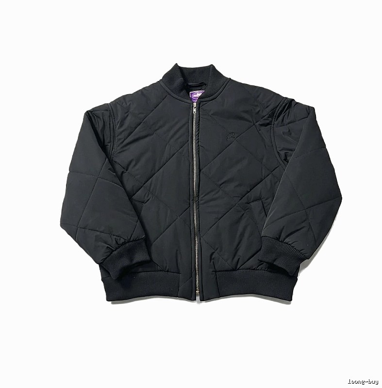 Corteiz black quilted jacket