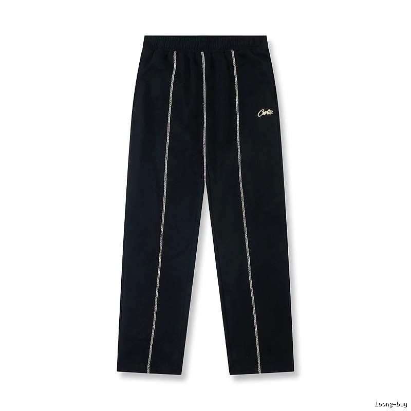 Corteiz minimalist style black trousers
