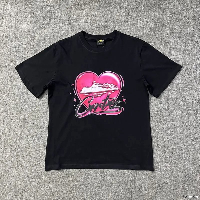 Corteiz Patterned Logo T-shirt Black Corteiz with Signature Styling