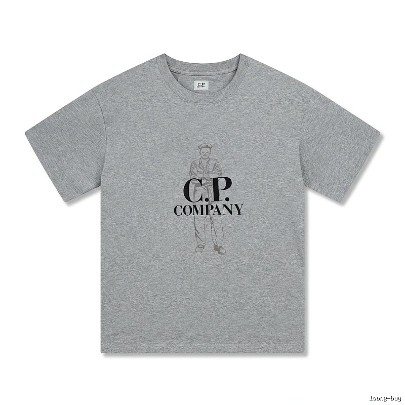 C.P. Retro Style Gray T-shirt