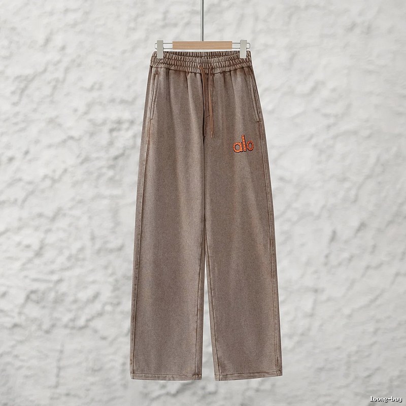 Daily Taupe Alo Yoga Wide Lounge Pants