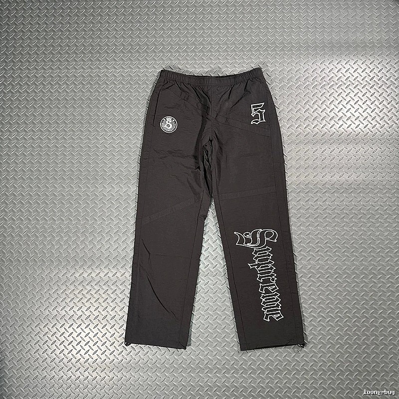Dark Grey Snoop Graphic Streetwear Pants