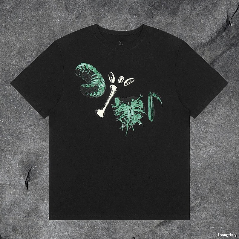 Denim Tears 2031-62 Black Graphic T-Shirt Outdoor Days