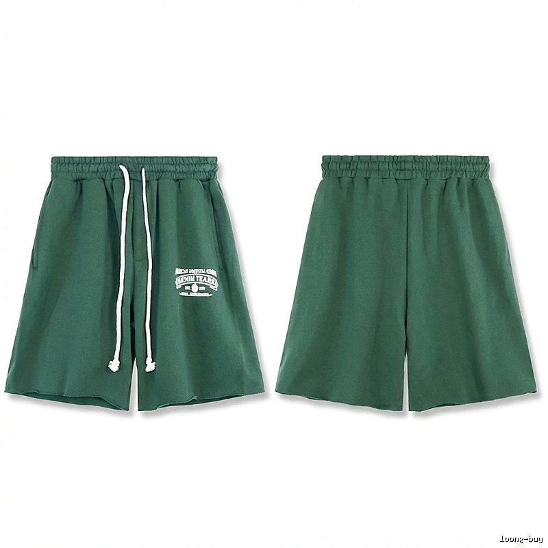 DENIM TEARS American Retro Green Shorts