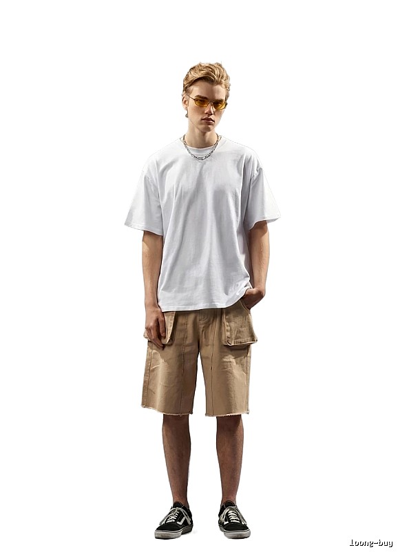 DENIM TEARS Simple Style White T-shirt