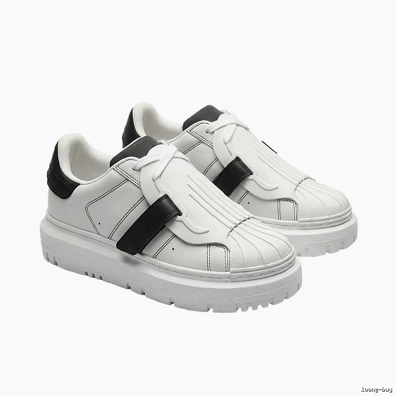 Dior black and white minimalist style board shoes