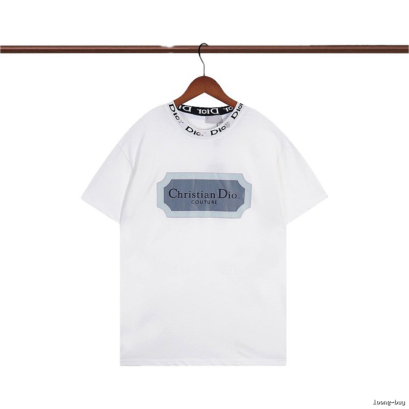Dior Couture Minimalist Style White Short-sleeve T-shirt