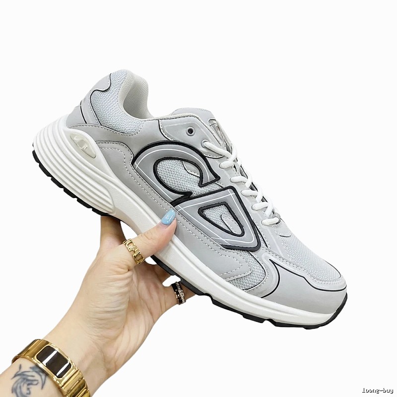Dior grey sporty dad shoes