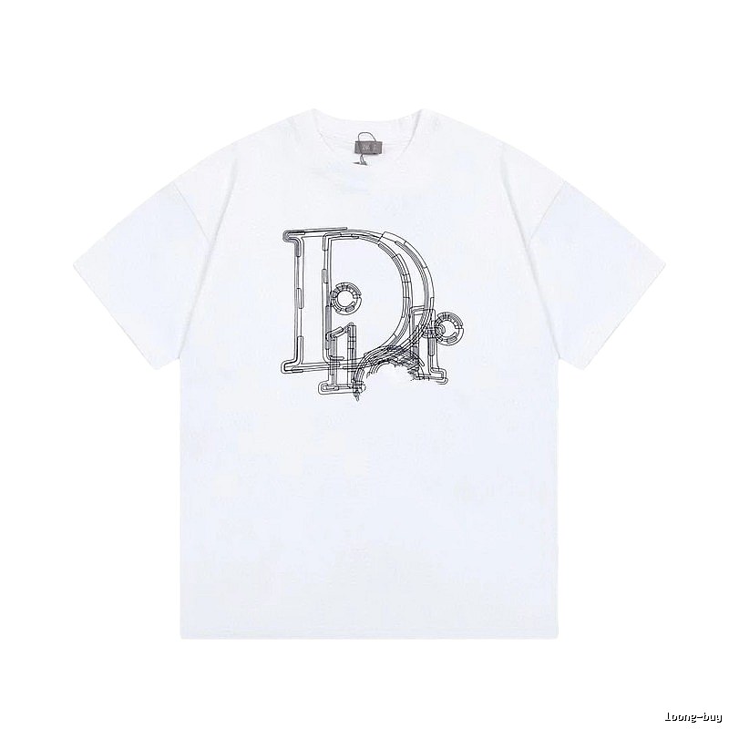 Dior Minimalist Line Logo White T-Shirt