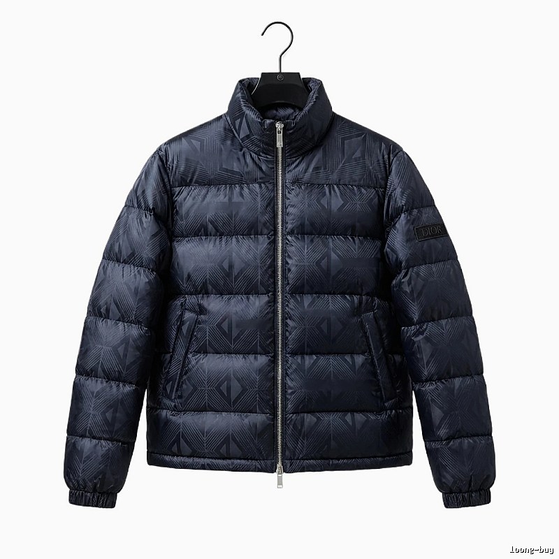 Dior quilted black down jacket