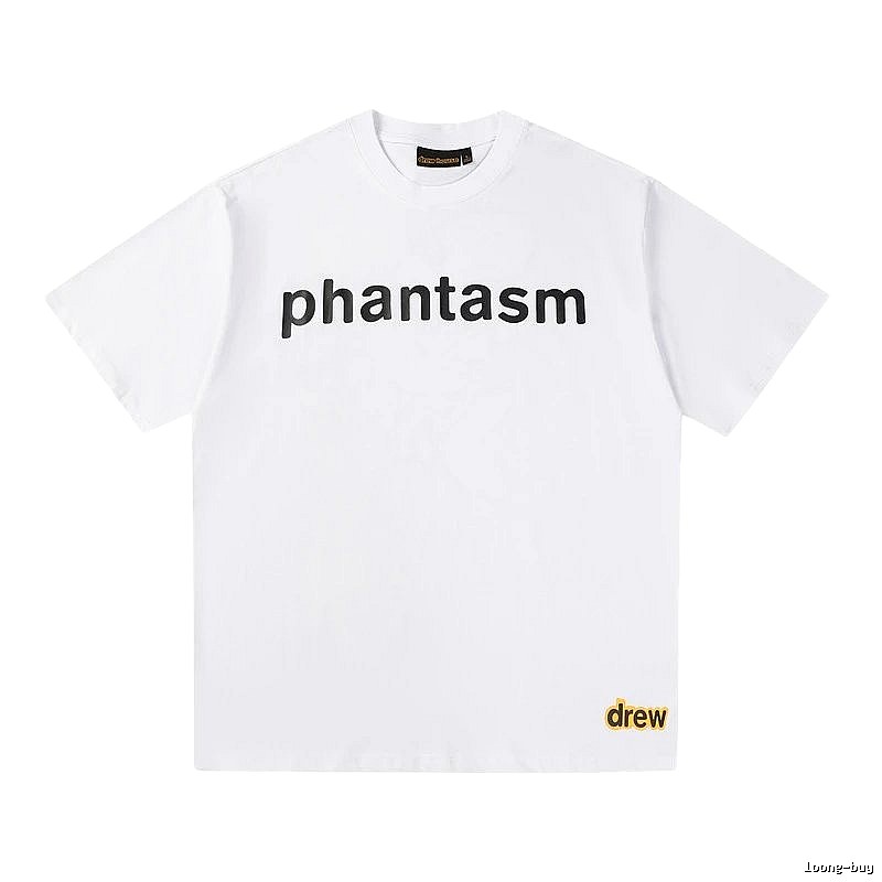 DREW Letter Print Street Style White T-shirt