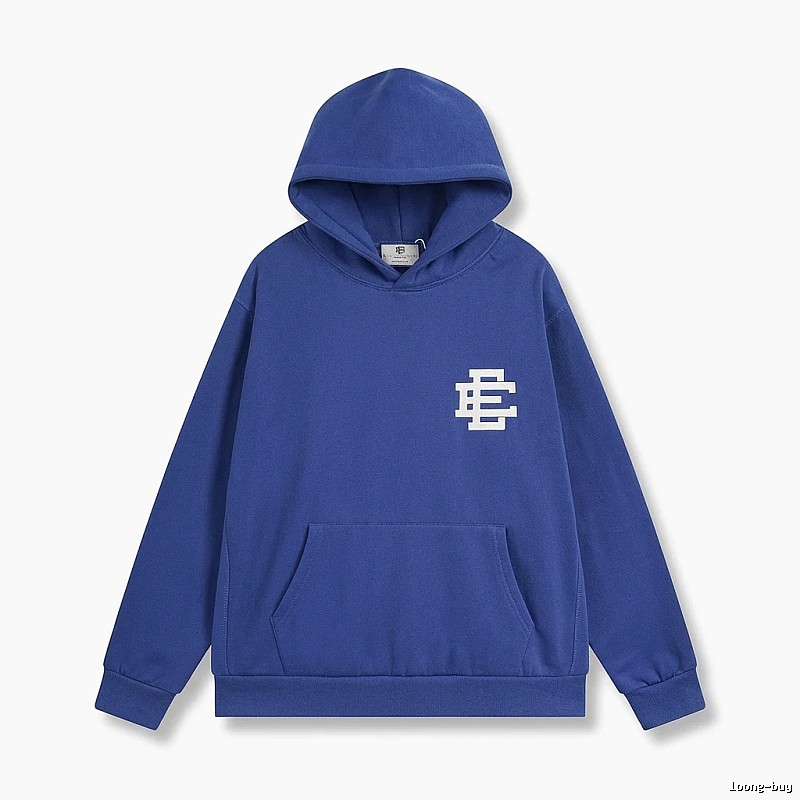 Eric Emanuel simple style blue hoodie