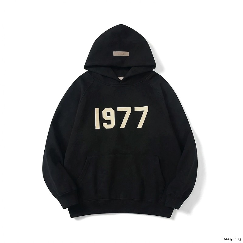 ESSENTIALS 1977 Series Black Sweatshirt