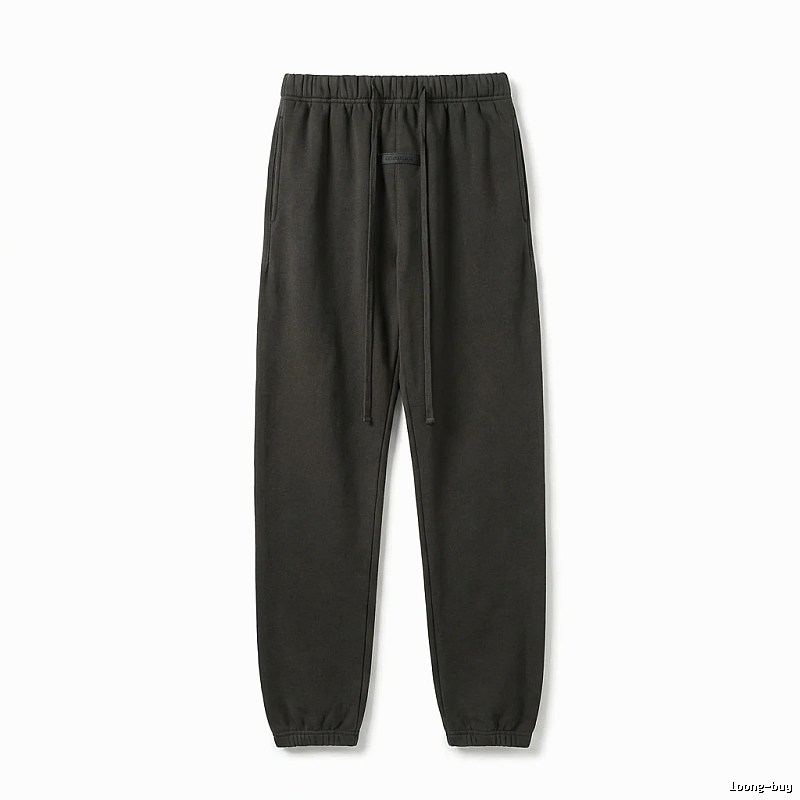 ESSENTIALS Basic Casual Black Pants
