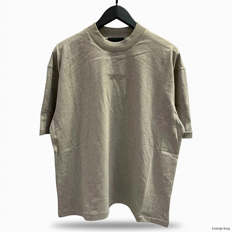 ESSENTIALS Basic Light Gray T-shirt