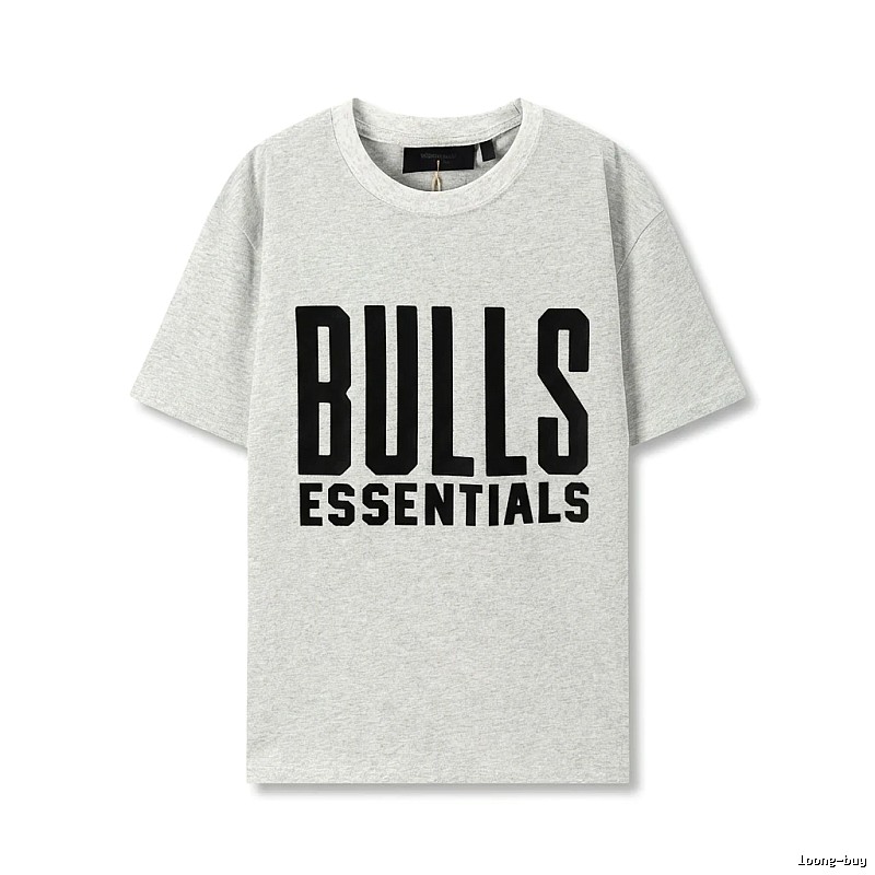 ESSENTIALS Bulls Style Grey T-shirt