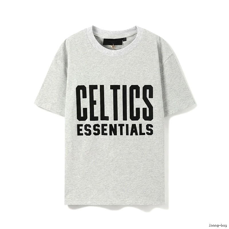 ESSENTIALS Gray and Black T-shirt of the Trendy Brand