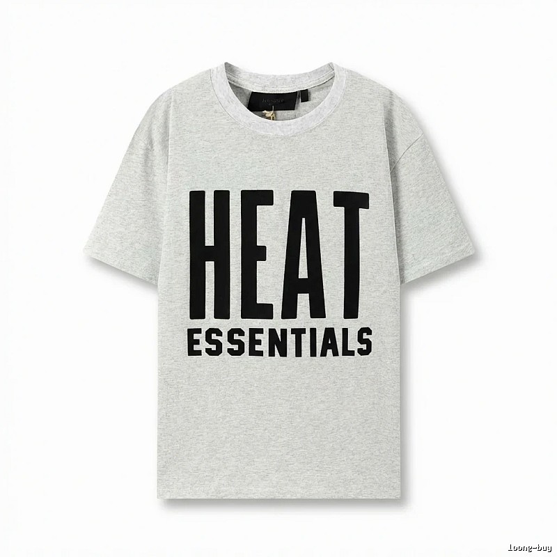 ESSENTIALS HEAT Series Grey T-shirt