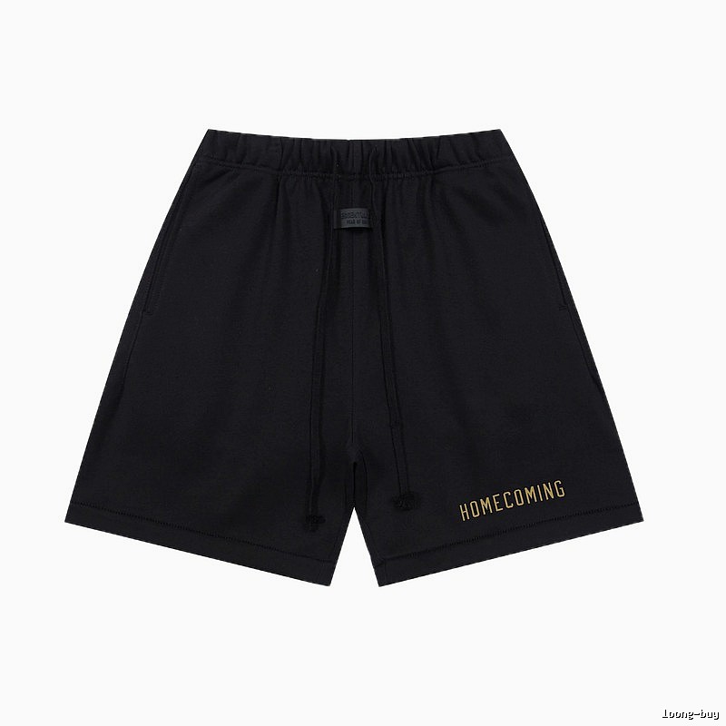 ESSENTIALS minimalist style black shorts
