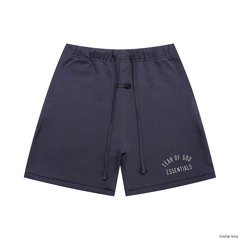ESSENTIALS minimalist style dark gray shorts