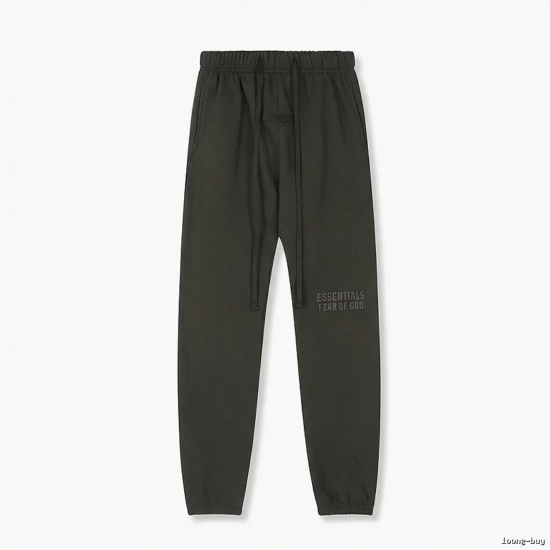ESSENTIALS minimalist style dark gray sweatpants