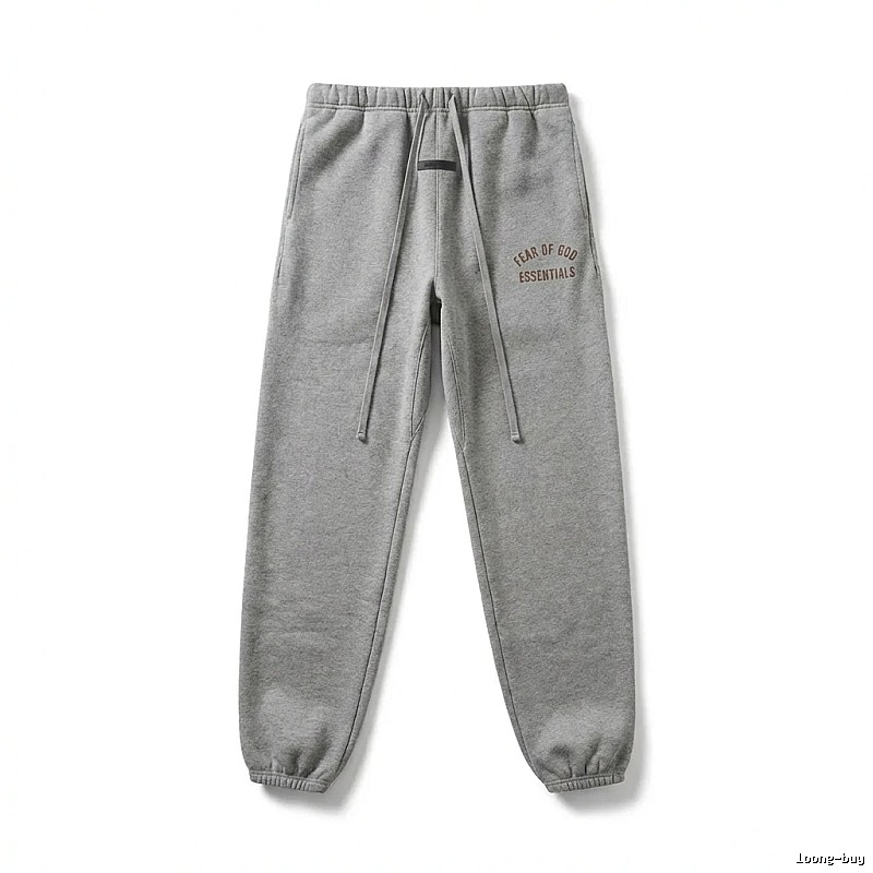 ESSENTIALS minimalist style grey sweatpants