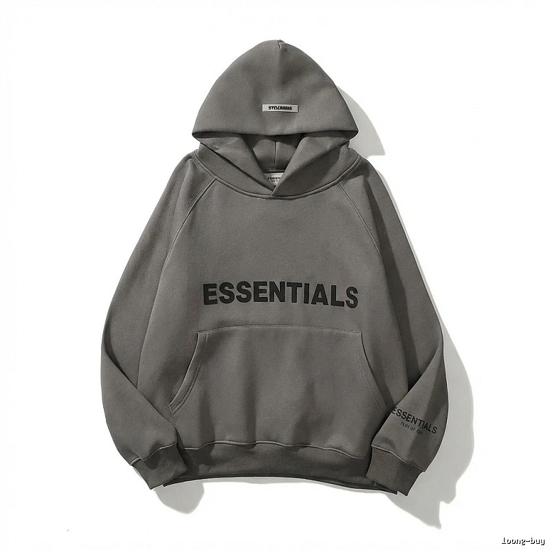 ESSENTIALS minimalist style grey sweatshirt