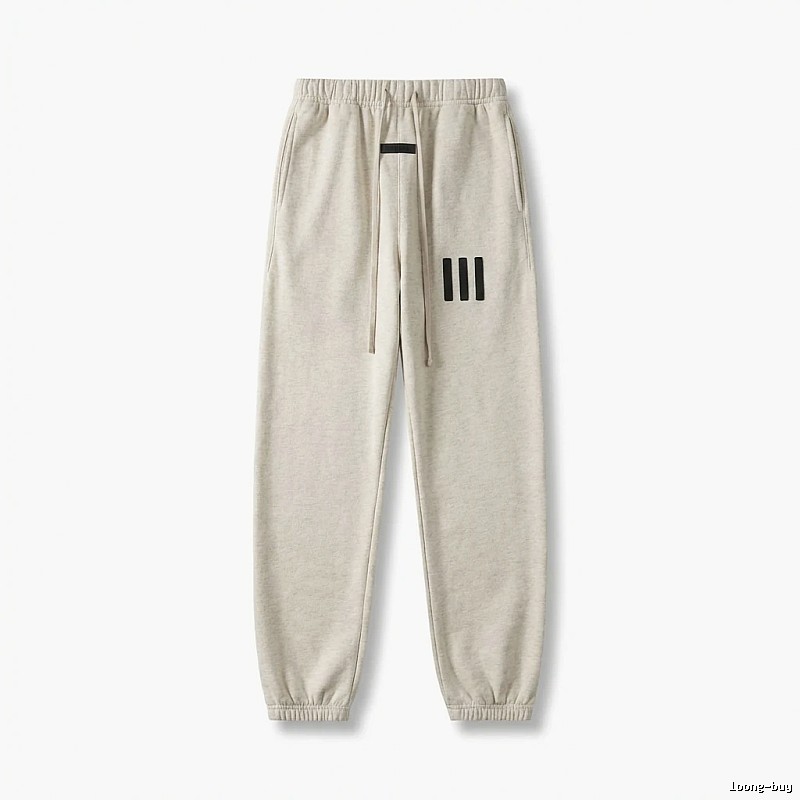 ESSENTIALS minimalist style light gray sweatpants