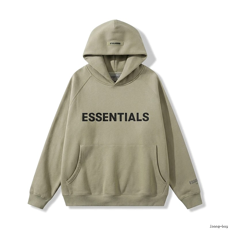 ESSENTIALS Simple Style Grey Hoodie