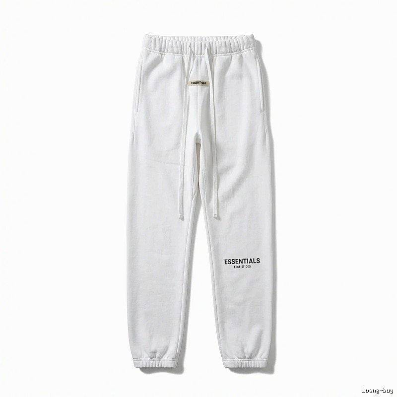ESSENTIALS Simple Style White Sweatpants