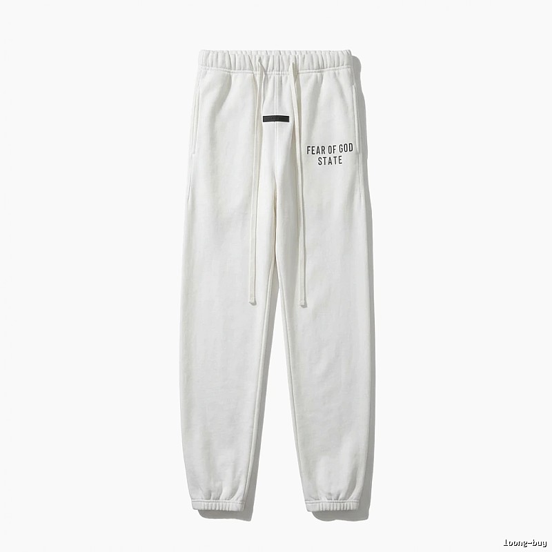 ESSENTIALS Simple Style White Sweatpants