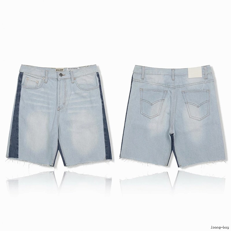 Gallery Dept denim-style light blue shorts