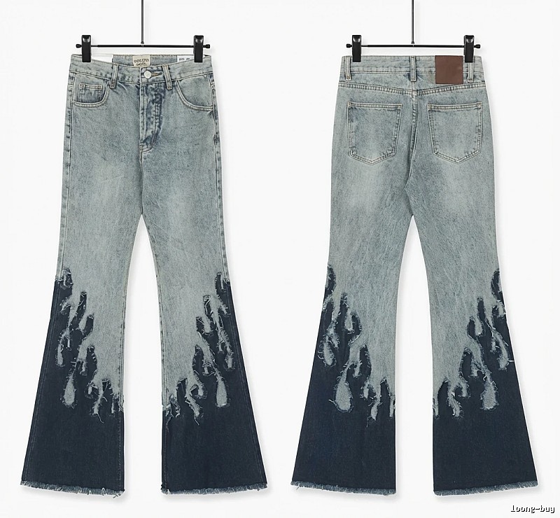 Gallery Dept Flame Wind Blue Jeans