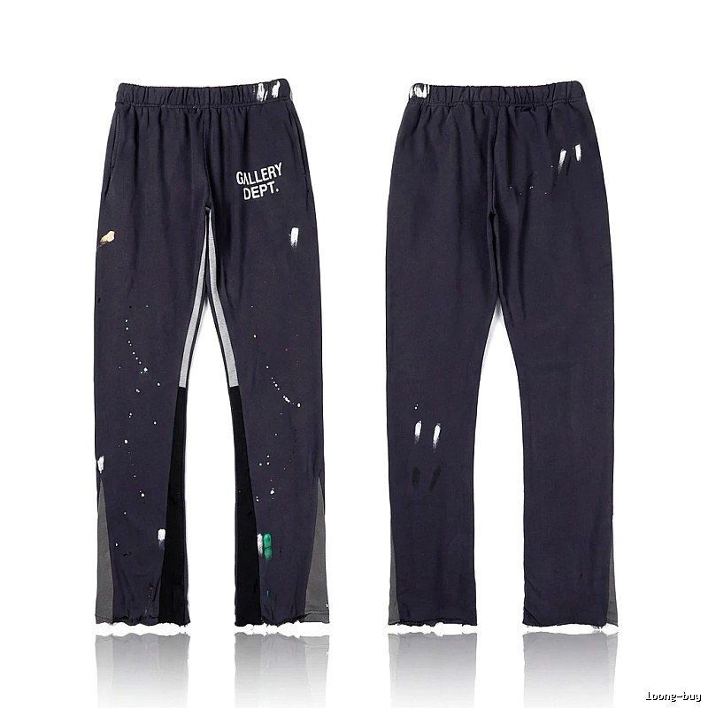 Gallery Dept Graffiti Style Black Trousers