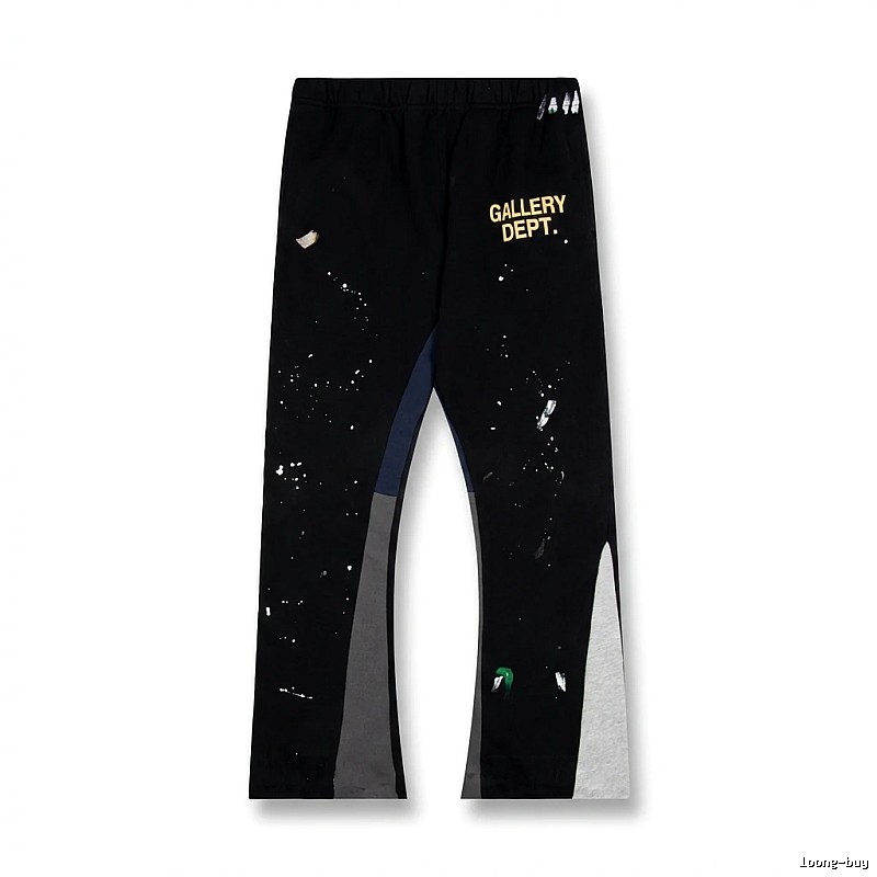 Gallery Dept Graffiti Style Black Trousers