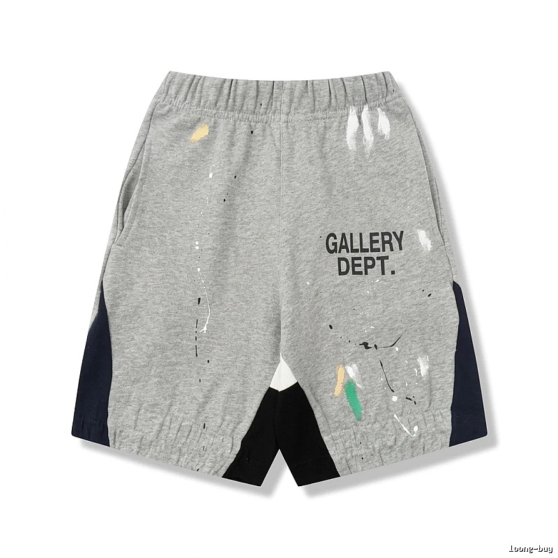 Gallery Dept Graffiti Style Grey Shorts