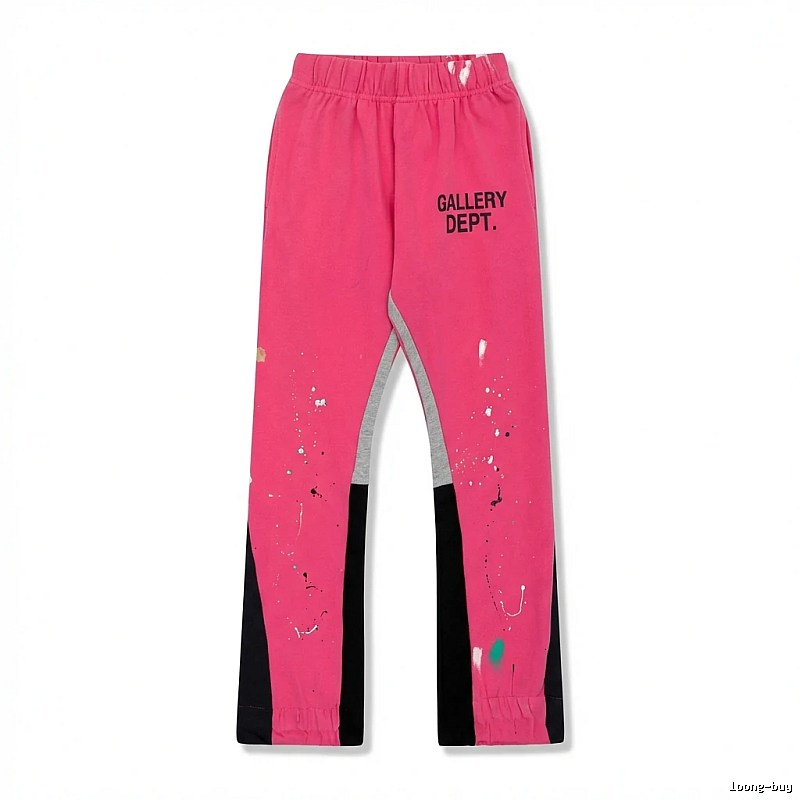 Gallery Dept Graffiti Style Pink Trousers