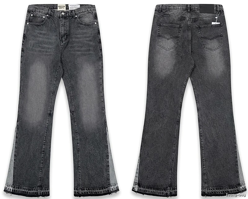 Gallery Dept. Ripped Retro Style Grey Pants