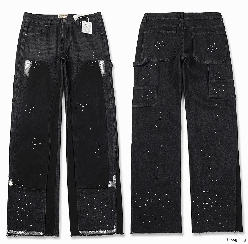 Gallery Dept. workwear style black jeans