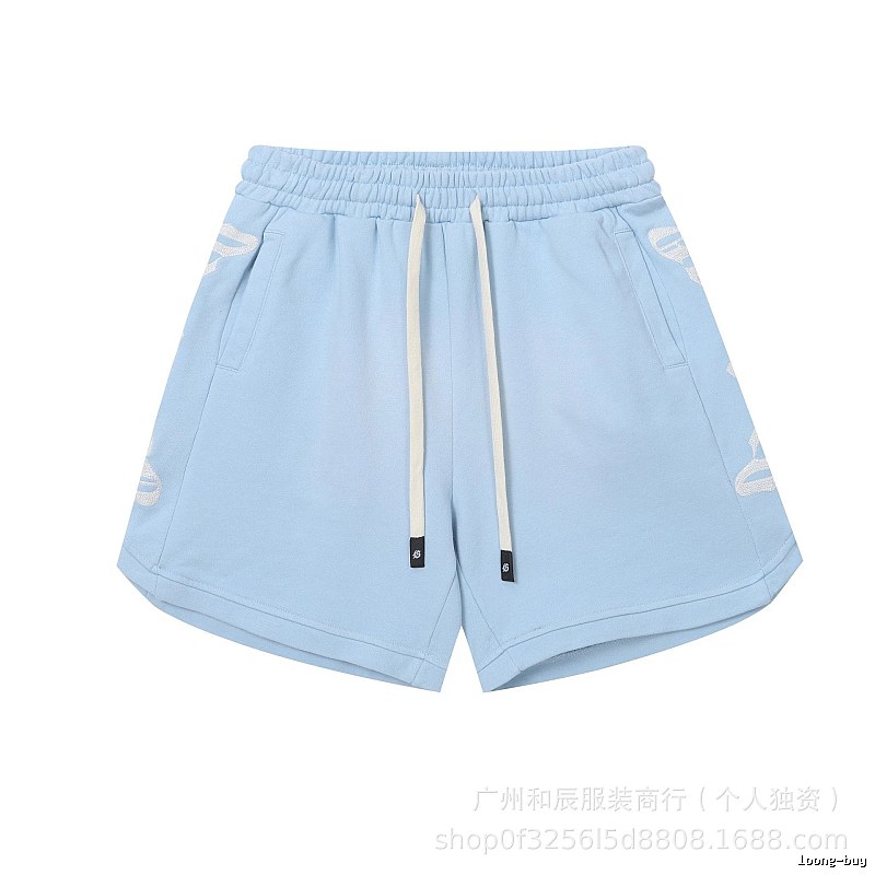 Godspeed Jacquard Street Style Light Blue Shorts