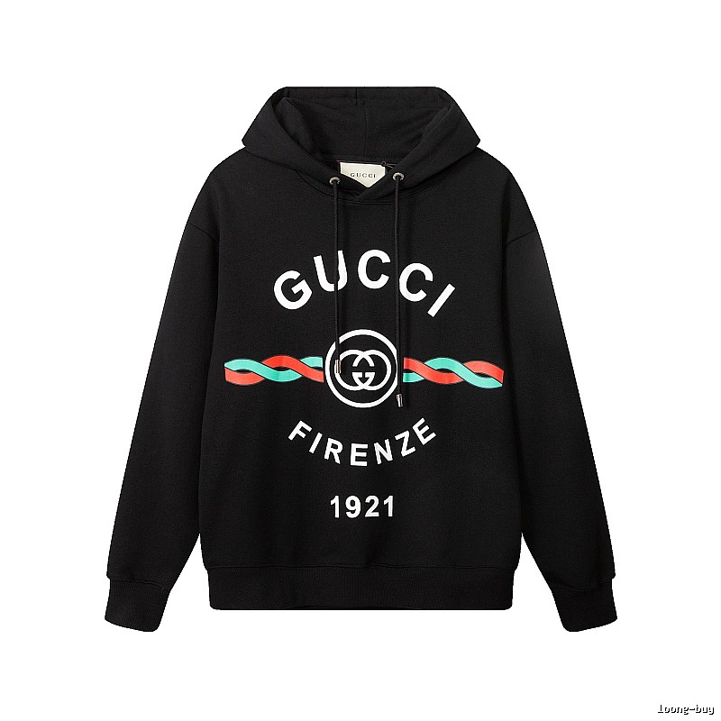 Gucci Hoodie with Black Hoodie with Gucci Firenze