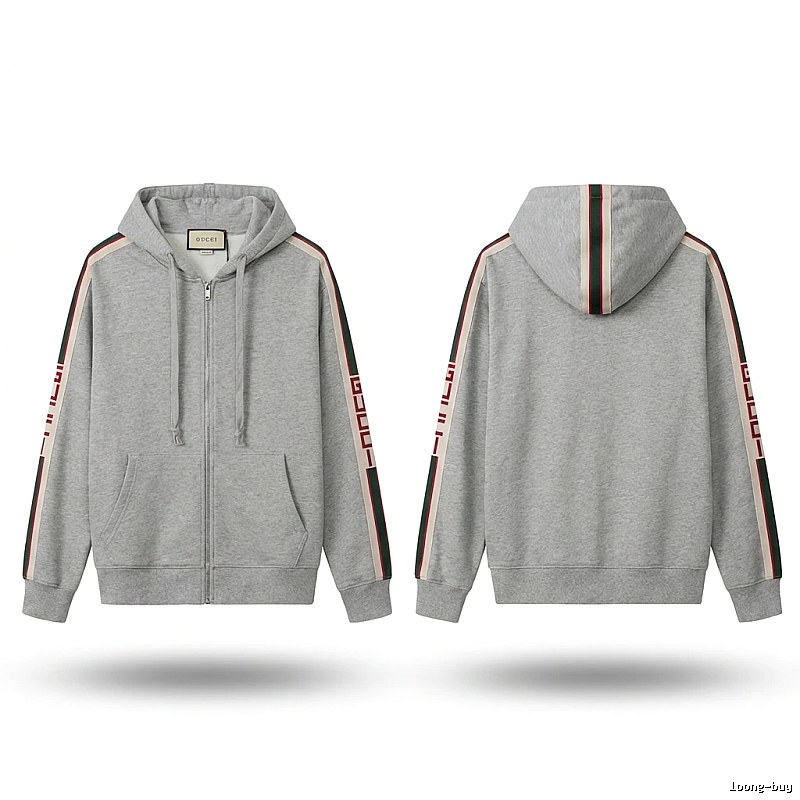 Gucci Stripe Grey Hoodie
